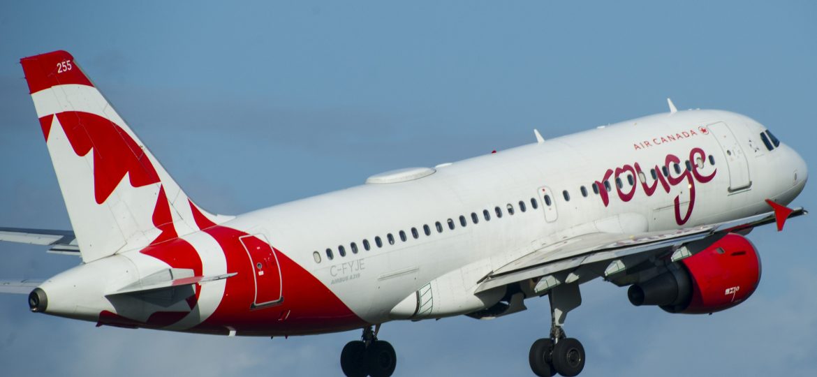 A319-100 Air Canada Rouge C-FYJE