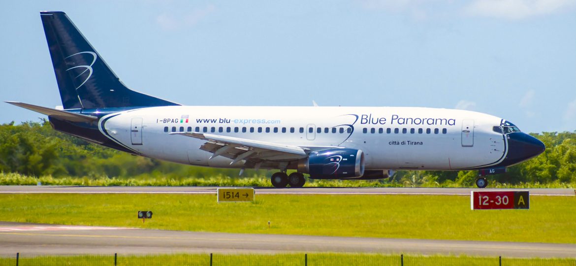 B737-300 Blue Panorama I-BPAG