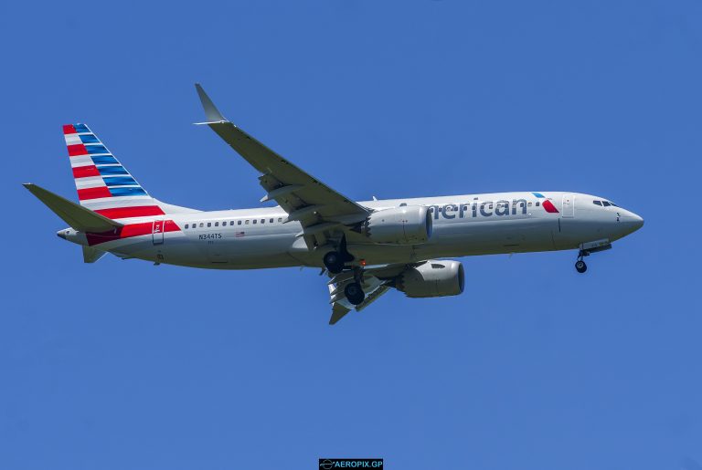 B737-8MAX American N344TS