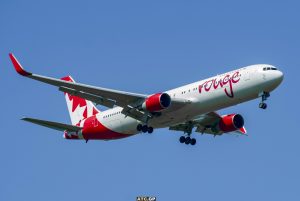 B767-300ER Air Canada Rouge C-FMLV